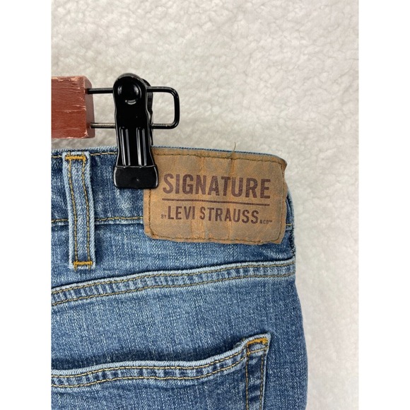 Signature Levi Strauss & Co. Bootcut Blue Men’s 36x32‎ Denim Jeans - Picture 6 of 9